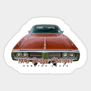 1973 Dodge Charger Hardtop Coupe Sticker